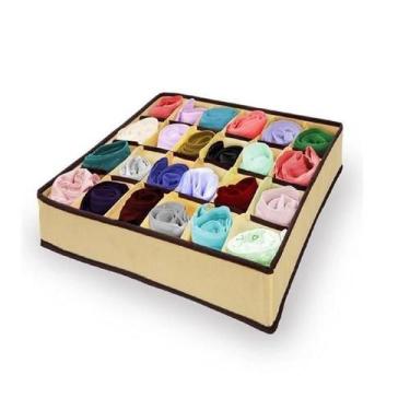 Imagem de Organizador Para Roupas Íntimas Pvc/Tnt Dobrável Divisórias - Show Hou