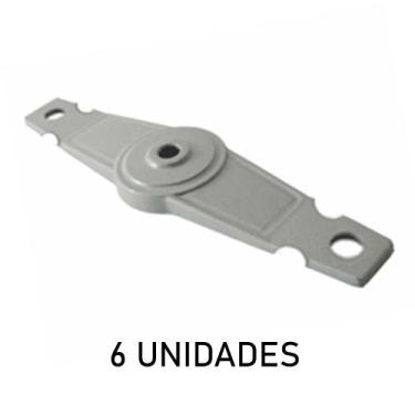 Imagem de Flange Dianteira Roda Raiada - Kit 6 Unidades - Amil Componentes Autom