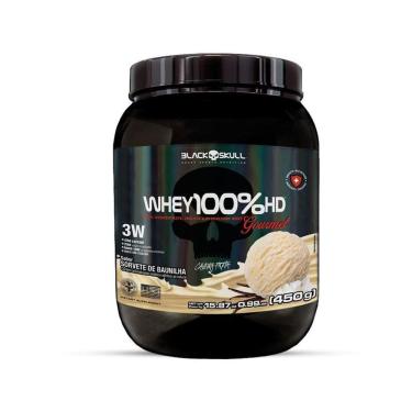 Imagem de Whey 100% Hd Gourmet 450G - Blackskull - Baunilha