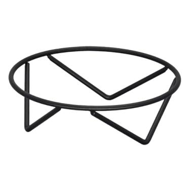 Imagem de simhoa Suporte para bolas de futebol, suporte versátil para exibição em metal, economizador de espaço, para futebol, rúgbi, futebol, loja, academia, , Preto