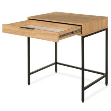 Imagem de Escrivaninha Square 1 Gaveta 70 cm x 48 cm Tauari - Preto