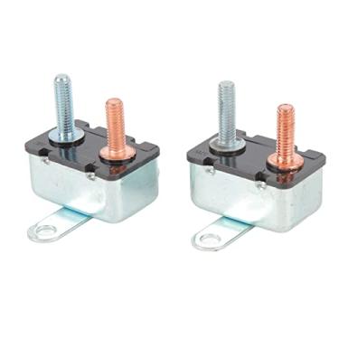 Imagem de aqxreight 2PCS Redefinir Automático Disjuntor de Alumínio Overload de Alumínio Disjuntor para Carro 12V 24V 30A (20a)