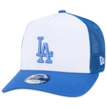 Imagem de Boné New Era Infantil 9Forty Aframe Trucker Mlb Los Angeles Dodgers Masculino-Masculino