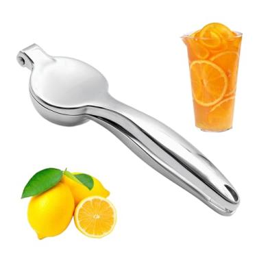 Imagem de Espremedor de Limas, Prensa De Frutas Manual Em Aço Inoxidável, Prensa De Citrinos Multiuso Para Cozinha Para Sumo De Cana-De-Açúcar Legumes Festas Cocktails Praia Ar Livre E Campismo