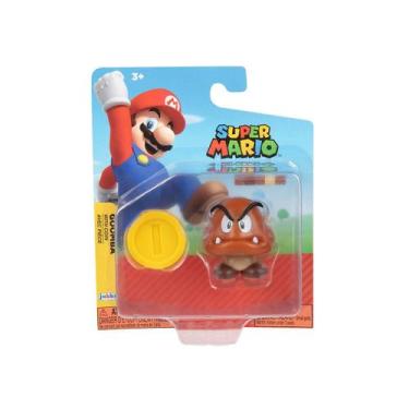 Imagem de Super Mario - Boneco Goomba 6Cm Com Moeda - Sunny