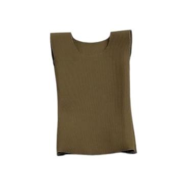 Imagem de YIJU Roupas para bonecos de ação 1/6, regata para vestir, acessórios para fantasias casuais de boneca, roupas em miniatura para bonecas femininas de 12, Verde