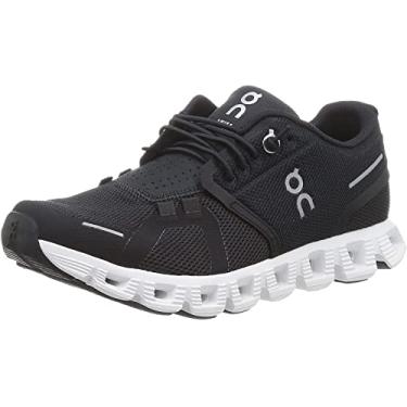 Imagem de On Tênis de corrida masculino Cloud 5, Preto, branco, 39