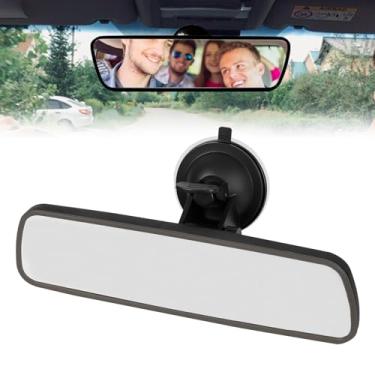 Imagem de Espelho retrovisor de carro HD Espelhos brancos para teste de direção, espelho de examinador para alunos, espelhos de instrutor de direção para carros/SUVs/caminhões (cinza + preto, 9,76"/248 mm)