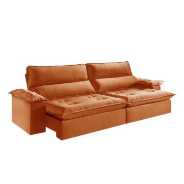 Imagem de Estofado Kiara 2Lug 2,50M Terra Cota Zarat