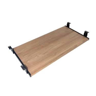 Imagem de Suporte Retrátil para Teclado e Mouse - Bimove (Amadeirado Claro, 70x35)