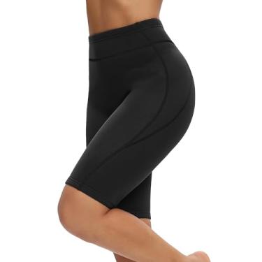 Imagem de GoldFin Short feminino de neoprene, roupa molhada de neoprene para água curta de água 2 mm mergulho mergulho mergulho flutuabilidade, preto, 2GG