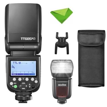 Imagem de Godox TT685II-F Flash para Fuji TTL Speedlight Camera Flash, 2.4G Wireless X System, HSS 1/8000S Speedlite para Fujifilm Fuji Cameras X-T2 X-T1 X-T10 X-A3 X-E1 X-Pro1 X100F X100T (Atualizado TT685F)