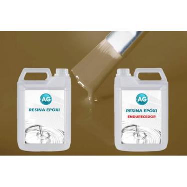 Imagem de Resina Epóxi 1KG + Cor sólida Bege Marrom RAL1011 AG - Resinas ag