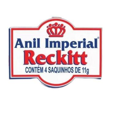 Imagem de Anil Imperial Sachet Rechitt Branqueador De Roupas Caixa 44 - Reckitt