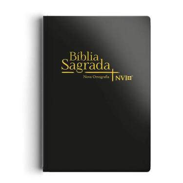 Imagem de Livro - Bíblia NVI slim luxo - Preta