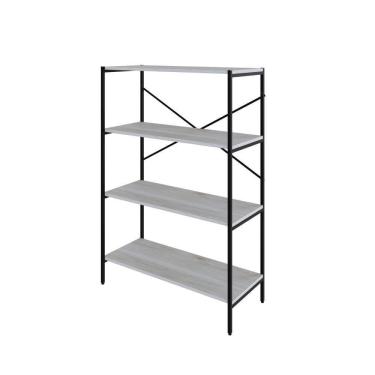 Imagem de Estante C/04 Prateleiras 118x80x33cm Tub Tueh1184 Snow - Snow /