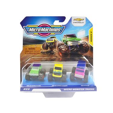Imagem de Micro Machines - 3 Carrinhos - Micro Monster Trucks