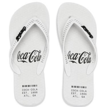 Imagem de Chinelo Coca Cola CC4411 Alma 2 Branco