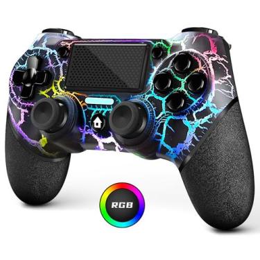 Imagem de Controlador sem fio AceGamer Light-up para PS4 com Turbo e RGB