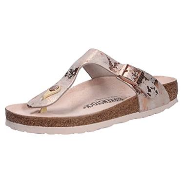 Imagem de Birkenstock Sandália feminina, Cobre rosa metálico vintage, 3.5 UK
