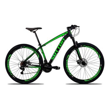 Imagem de Bicicleta Aro 29 Sutton Extreme 21V Shimano Freio a Disco Quadro de Alumínio 21 Marchas com Suspensão Com Trava e Regulagem