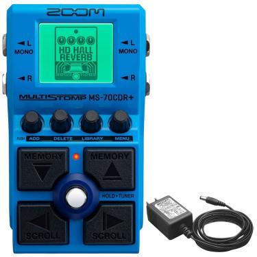 Imagem de Pedal de efeitos de guitarra Zoom MS-70CDR+ MultiStomp com mais de 140 efeitos