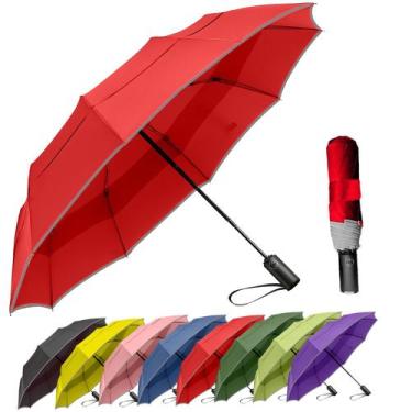 Imagem de Guarda-chuva de viagem MRTLLOA, à prova de vento, ventilado, impermeáv