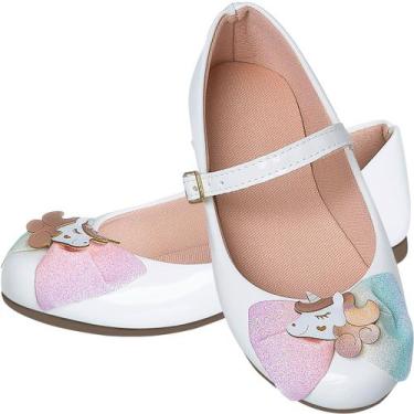 Imagem de Sapatilha Feminina Infantil Juvenil Antiderrapante Social Unicornio - 