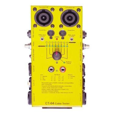 Imagem de Testador De Cabo Csr Ct04 3,5/6,5mm Trs Xlr Phone Rca Banana