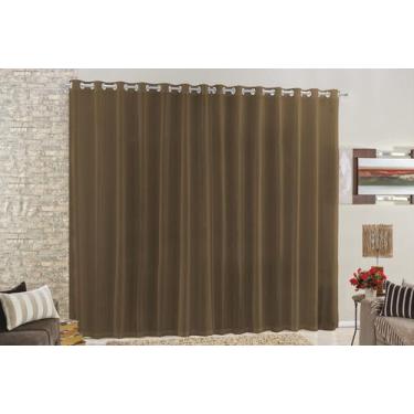 Imagem de Cortina Quarto Sala Escritório Voal Linho 4,00m X 2,60m - Rose Jordão,