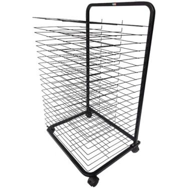 Imagem de Rack De Secagem, Rack De Secagem Móvel, Uso De Arte, Cavalete De Secagem Art Studio, Com Rack De Arame, Prateleira Que Economiza Espaço, Adequado Para Papel A3k8, 20 layers
