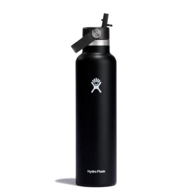 Imagem de Hydro Flask Tampa de palha flexível padrão preta 680 g