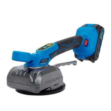 Imagem de Máquina para Assentar Piso e Azulejo, 21V, 600W, 5 Níveis de Vibração, com Ventosa de 80kg