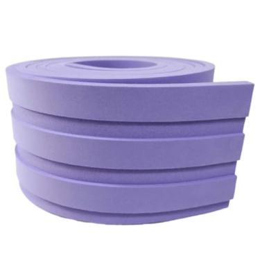 Imagem de Painel Ripado Decorativo Quarto Eva Autocolante 10cm - 2,5m Lilás