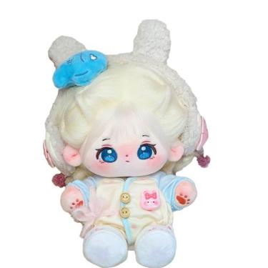 Imagem de Boneca de pelúcia CALEMBOU Lulu de 20 cm com esqueleto e roupas de pre