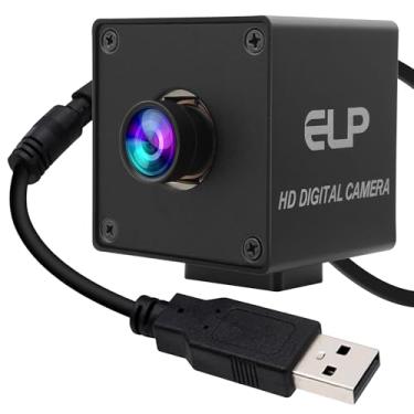 Imagem de IEights Câmera USB grande angular 4K com caixa de metal HD, vídeo, áudio, olho de peixe, webcam, câmera de PC de alta velocidade IMX317 USB com câmera para computador, mini UVC, USB2.0, webcam para