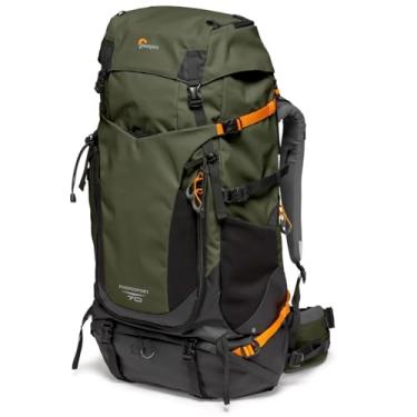 Imagem de Lowepro PhotoSport PRO BP 70L AW IV com tecidos reciclados, mochila para câmera reflexa e sem espelho, acesso frontal e traseiro, inserção de câmera removível, alças de acessórios, tamanho M/G, cinza