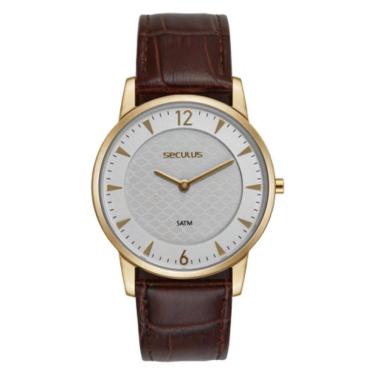 Imagem de Relógio Seculus Slim 23743Gpsvdc2 Dourado