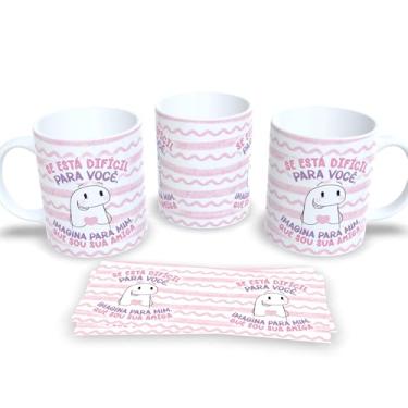 Imagem de Caneca de Porcelana com Estampa Amigas – Amizade Verdadeira (Se esta dificil para você)