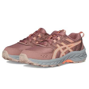 Imagem de ASICS Tênis de corrida infantil PRE Venture 9 Grade School Trail, Rubble Red/Fawn, 18