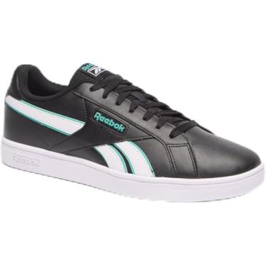Imagem de Reebok Tênis unissex adulto Court Retro, Preto, branco, verde, 12.5 Women/11 Men