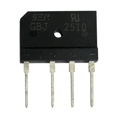 Imagem de Kit 2 pçs diodo ponte retificador gbj2510 - 25a 1000v - SEP