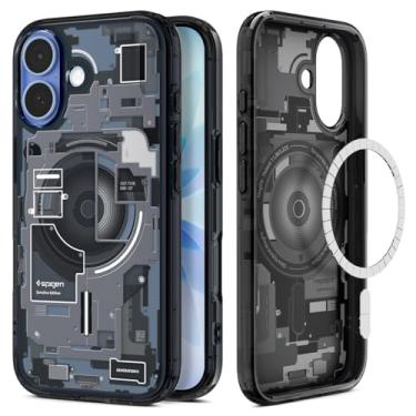 Imagem de Capa Spigen para iPhone 17, Ultra Híbrida [MagFit] Projetada para Apple iPhone 17 - Zero One Preto