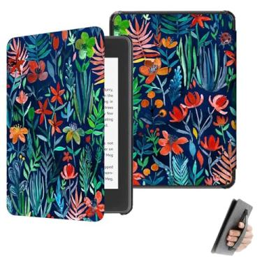 Imagem de GUKSRASO Capa para Kindle 11ª Geração 2024/2022 (6", Modelo: C2V2L3/RS23CV) - Feito de Material à Prova D'água, com Suspensão Automática, Alça de Mão