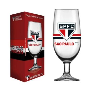 Imagem de Taça Time Do São Paulo Copo Cerveja Chopp 300ml Licenciado - ALLMIX, S