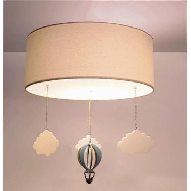 Imagem de Luminária de Teto Plafon Balão Cúpula 40x15cm - Tom Luz Iluminação, Cr