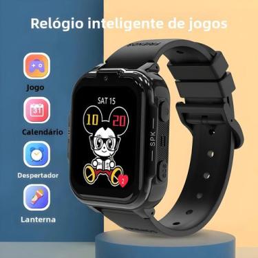 Imagem de Relógio Inteligente 4G Para Crianças Com GPS, Chamada De Vídeo HD, SOS