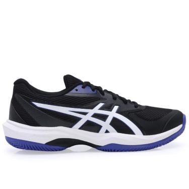Imagem de Tênis Asics Game FF - Clay - Saibro - Preto Branco e Azul-40