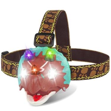Imagem de Farol TIGTECGAME Dinosaur Triceratops LED para crianças