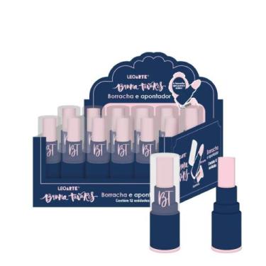 Imagem de Borracha e Apontador com Deposito Bruna Tavares - Display com 24 Und. 